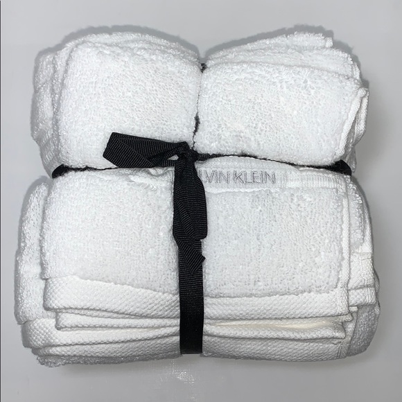 Calvin Klein Hand Towels & Wash Cloths Set,4-Piece - Picture 5 of 8